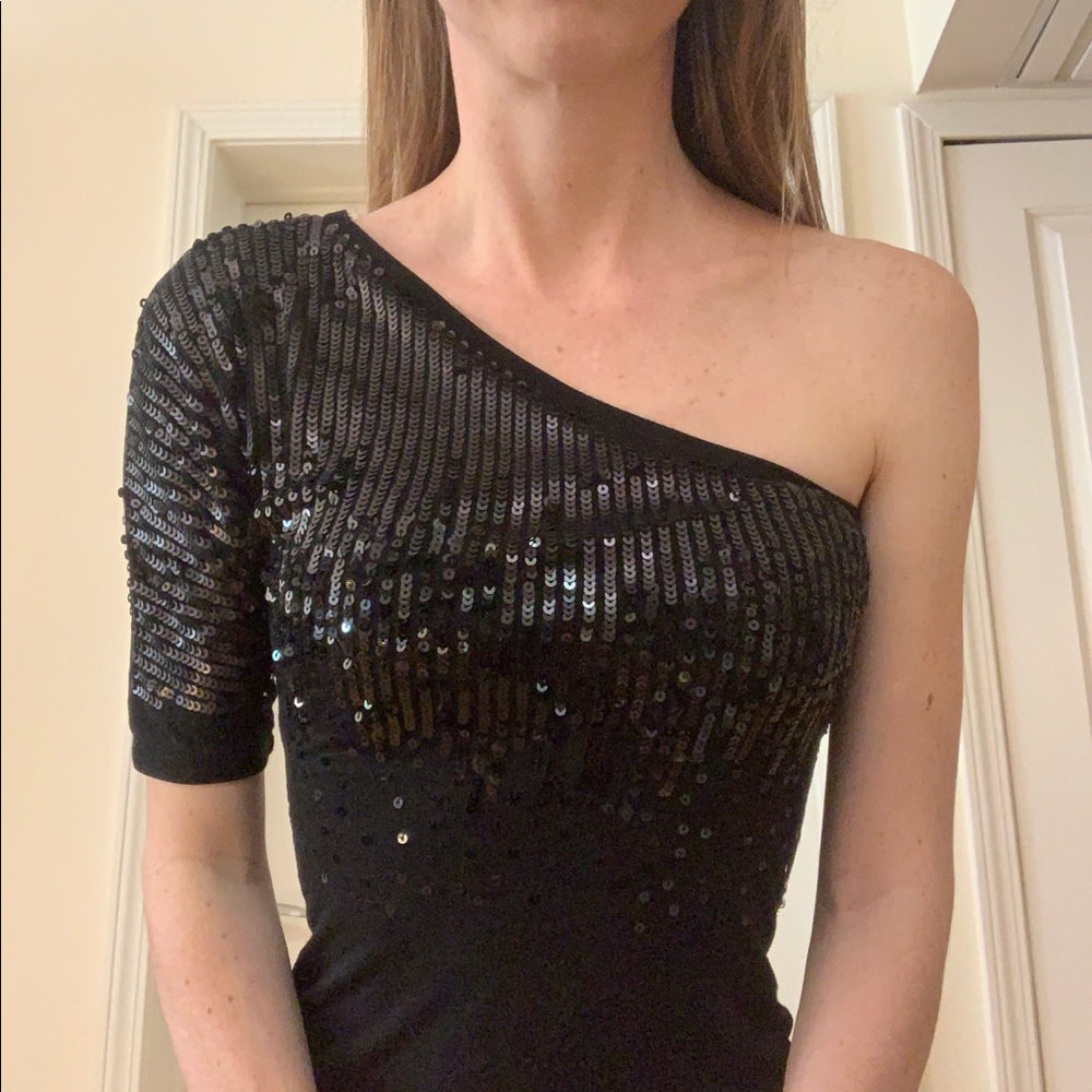 Off the Shoulder Sequin dress